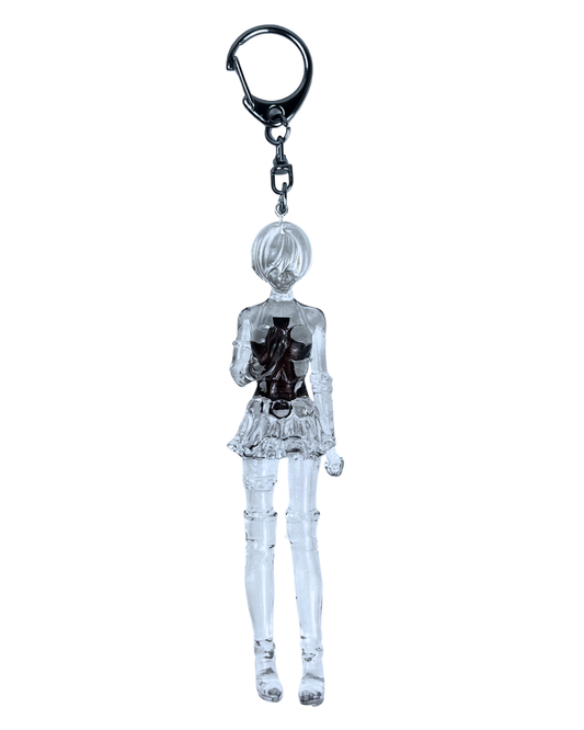 SHO - 3D Clear Cross Charm