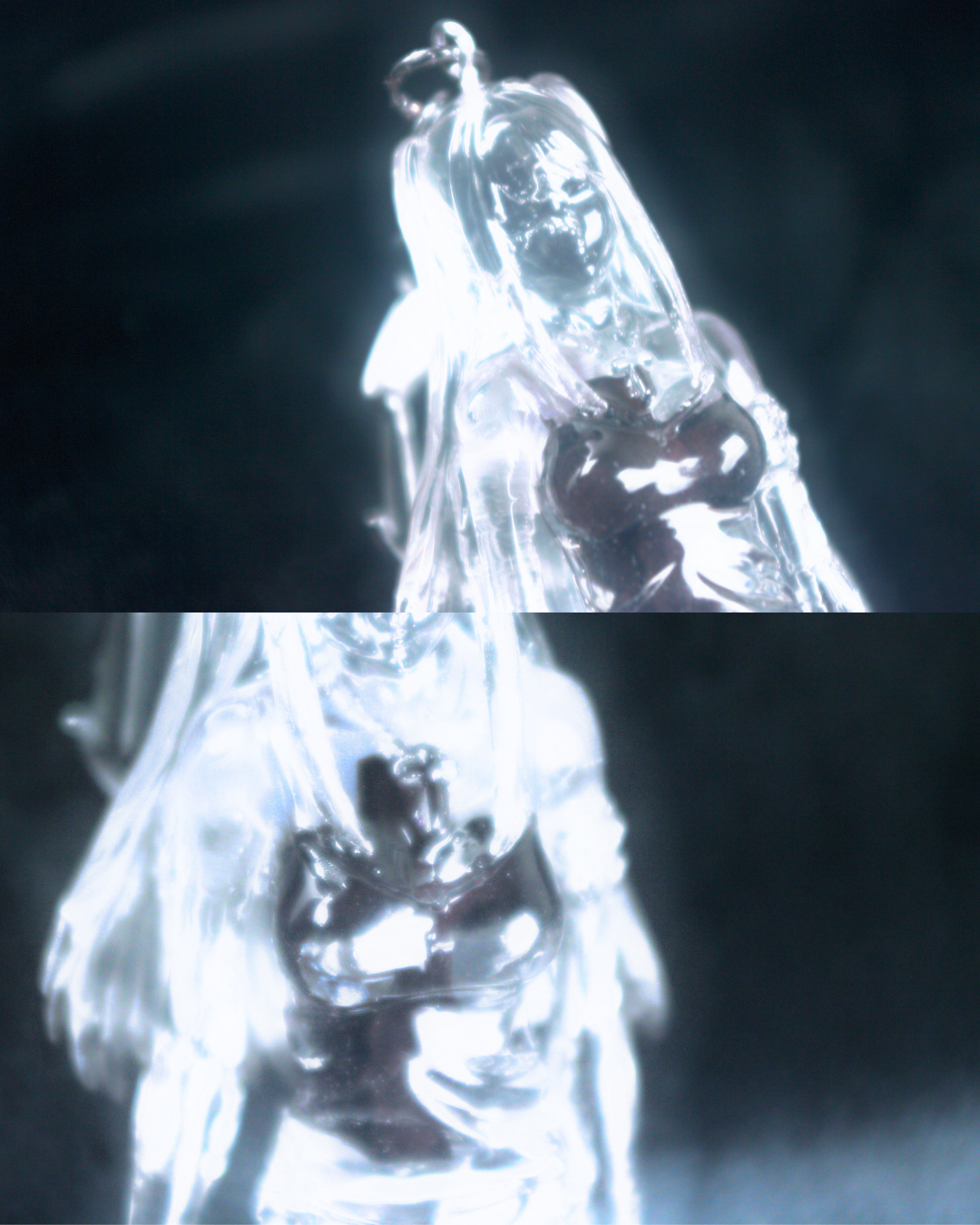 ryo - 3D Clear Cross Charm