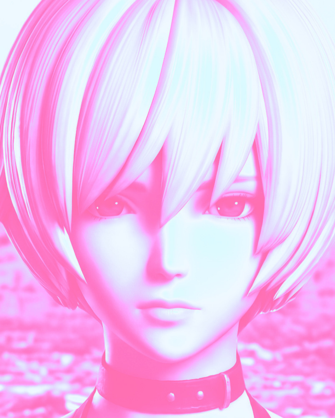 SHO - 3D Clear Cross Charm
