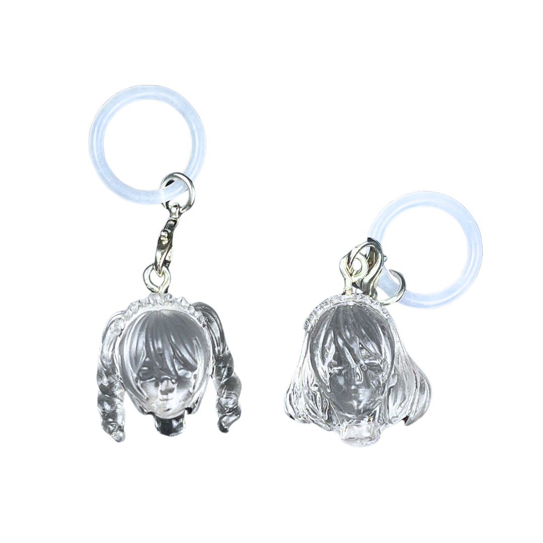 Sculptural Head Charm
